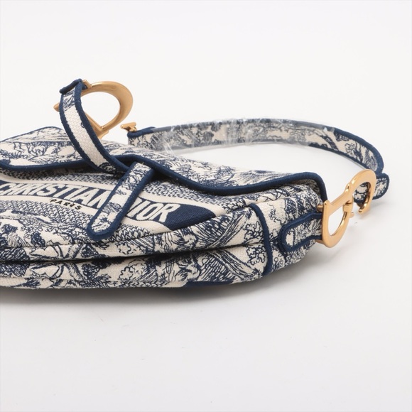 SOLD OUT ❌ Christian Dior Toile De Jouy Saddle Bag Medium - Picture 8 of 8